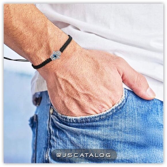 🧿 Evil Eye Braided Adjustable Handmade Bracelets - Picture 1 of 4